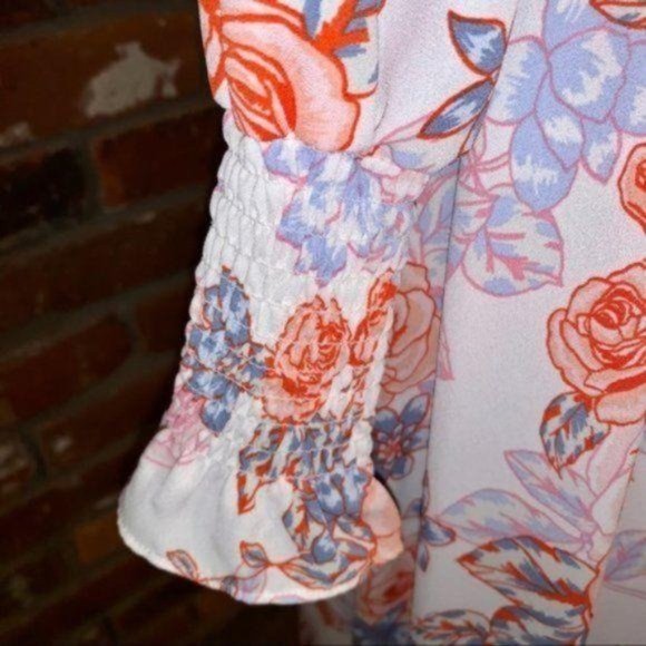 Nanette Lepore Floral Dress - Pink and Blue - Picture 3 of 8